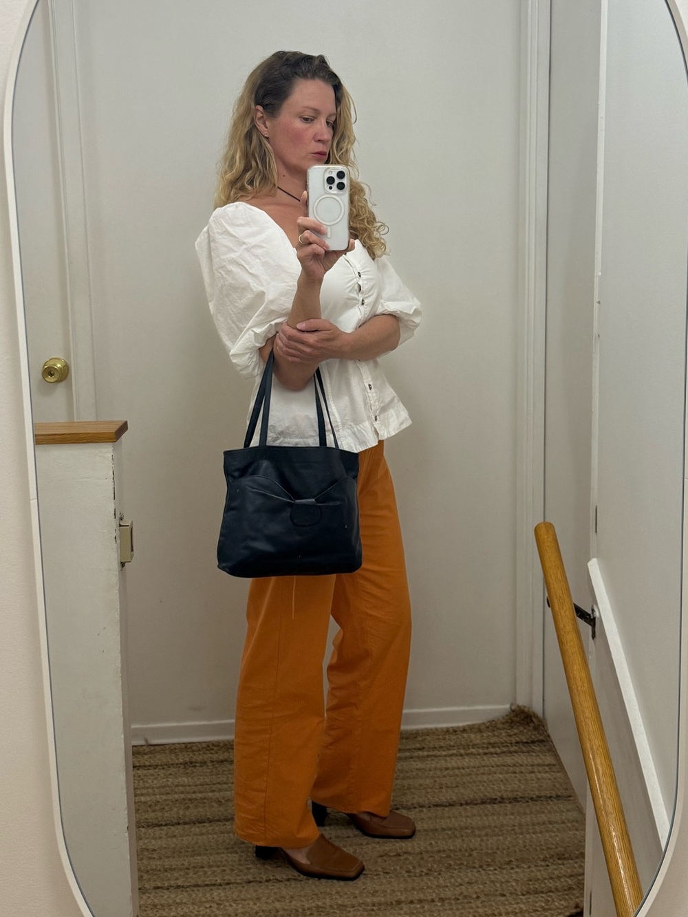 Brooke Callahan Orange Tie lounge Pants